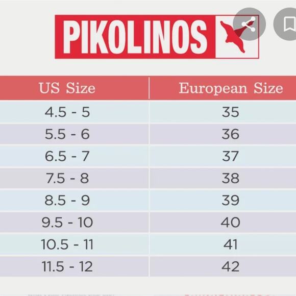 Pikolinos Wedge Sandals Crema Slingback 6.5/7 - Picture 9 of 10